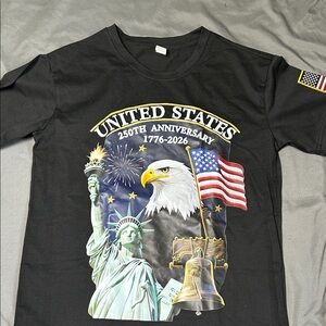 United States 250th Anniversary Black T-Shirt